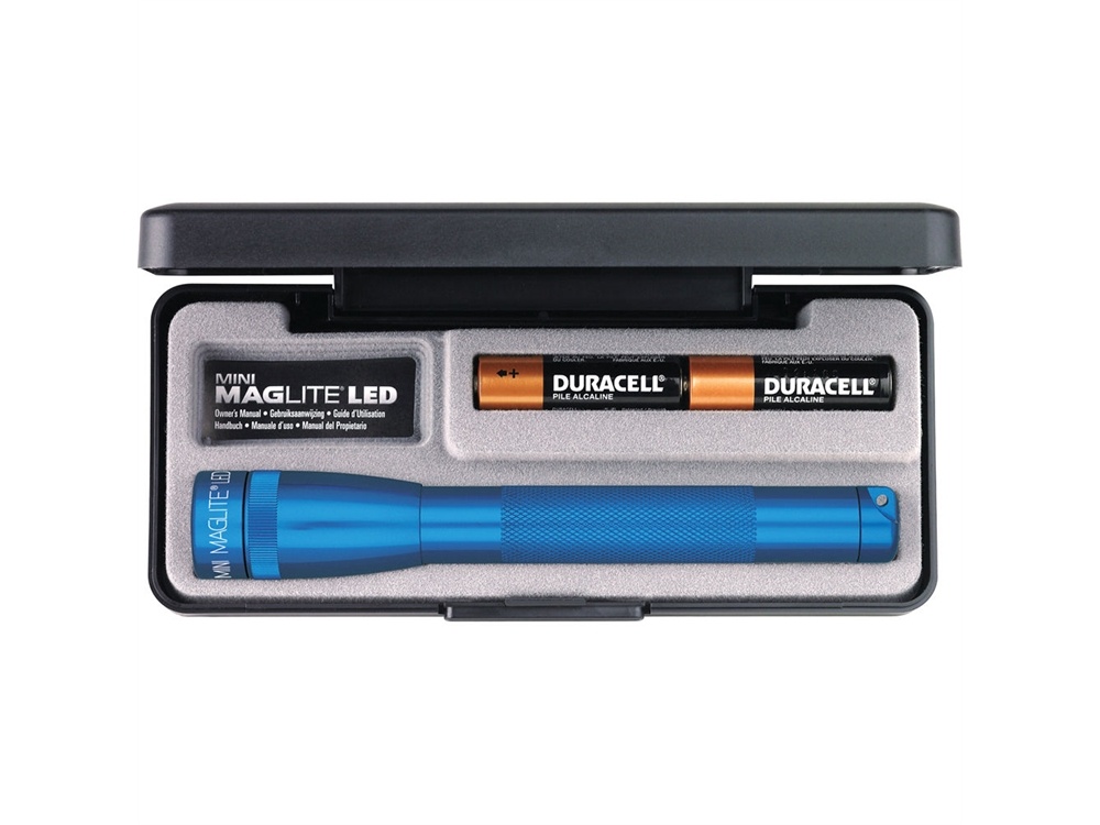 Maglite Mini Maglite 2-Cell AA LED Flashlight with Presentation Box (Blue)