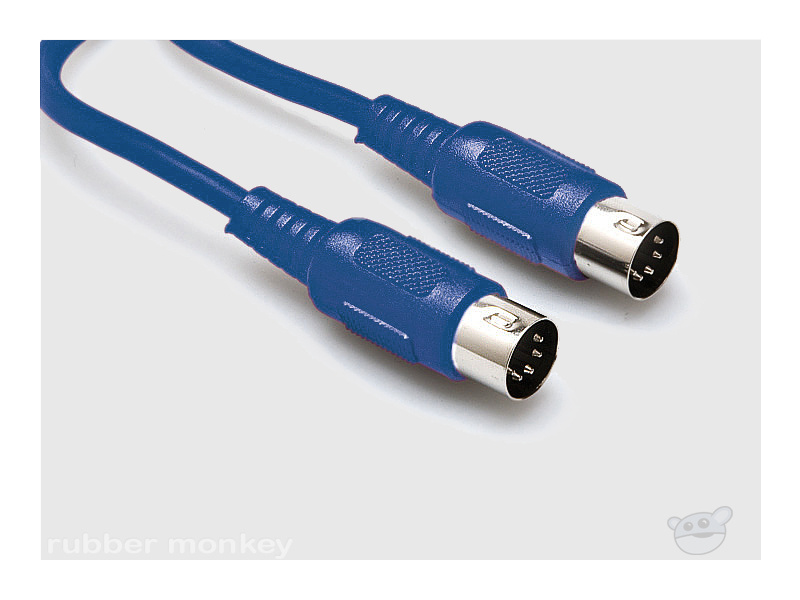 Hosa MID-315BU MIDI Cable 15ft (blue)
