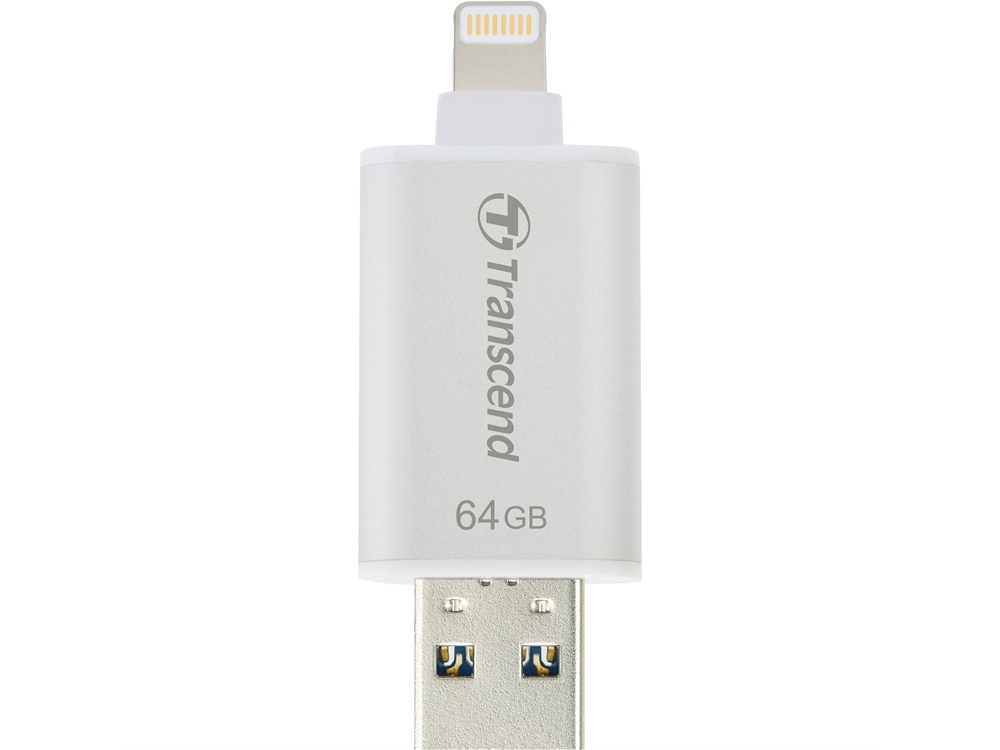 Transcend JetDrive Go 300 Flash Drive (64GB, Silver)