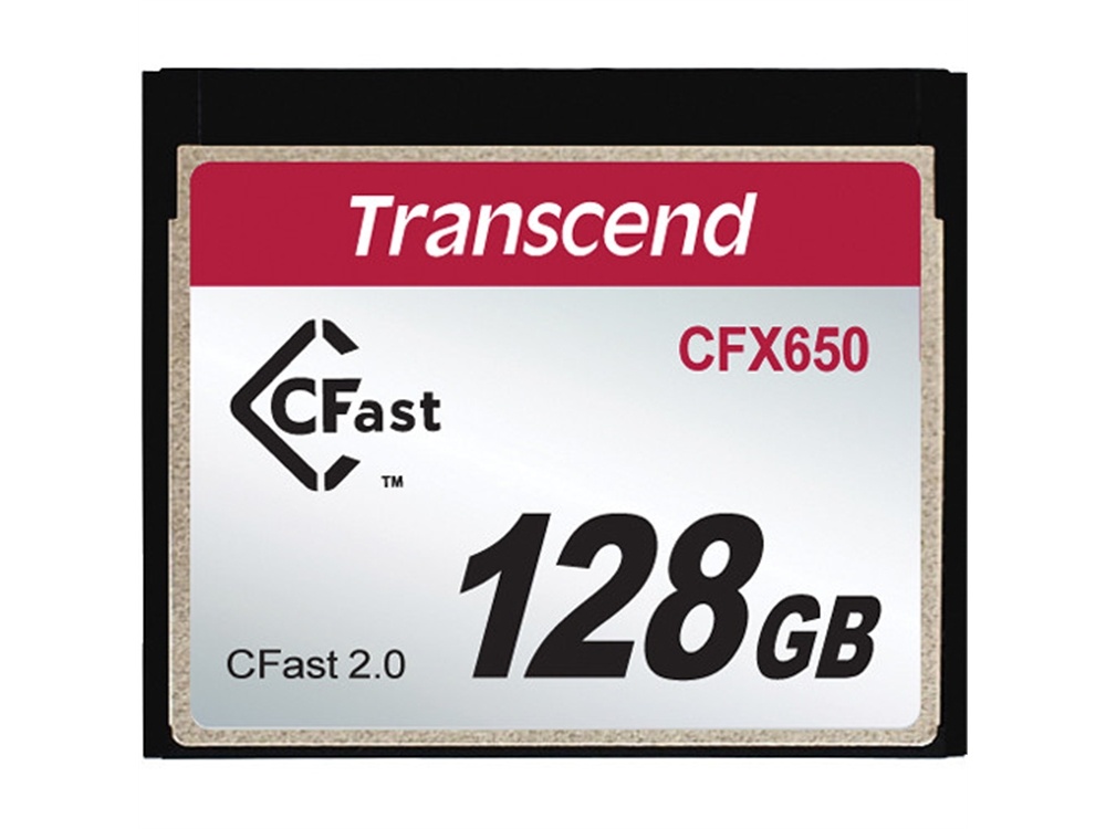 Transcend CFX650 128GB CFast 2.0 Flash Memory Card