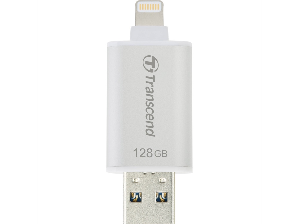 Transcend JetDrive Go 300 Flash Drive (128GB, Silver)