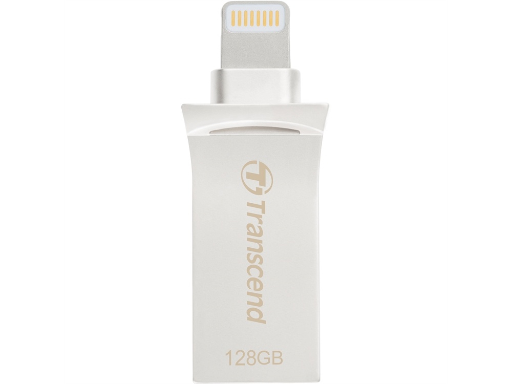 Transcend JetDrive Go 500 Mobile Storage for iOS Devices (128GB, Silver)