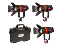 CAME-TV Boltzen 55W Focusable LED Fresnel 3-Light Kit
