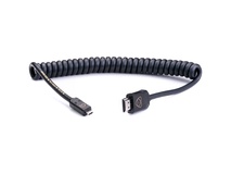 Atomos AtomFLEX HDMI (Type-A) Male to Micro-HDMI (Type-D) Male Coiled Cable (16 to 32")