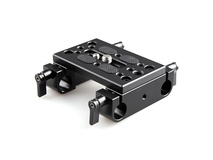 SmallRig 1775 Mounting Plate with 15mm Rod Clamps