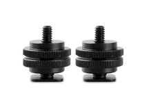 SmallRig 1631 Cold Shoe Adapter with 3/8" to 1/4" Thread(2pcs Pack)