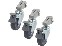 Kupo KC-080S 80mm Brake Caster 22mm Square (Set 3)