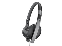 Sennheiser HD 2.30i Slim Lightweight Foldable Headphones with 3-Button Remote Mic (Black)