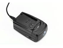 Luminos Universal Compact Fast Charger with Adapter Plate for Panasonic DMW-BLF19