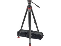 Sachtler ACE XL Tripod System with Sideload Plate and Flowtech 75 Carbon Fiber Tripod Legs