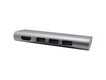 Juiced Systems Juiced Bizhub - USB-C Multiport Gigabit HDMI Adapter (Space Gray)