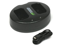 Wasabi Power Dual USB Charger for Sony NP-FW50