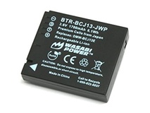 Wasabi Power Battery for Panasonic DMW-BCJ13 and Lumix DMC-LX5, DMC-LX7