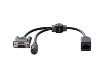 Lumens VC-AC06 RJ45 to 9-Pin Sub-D Female and 8-Pin Mini DIN Female Y Cable for VC Cameras