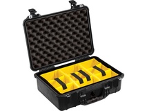 Pelican 1504 Case with Yellow Dividers (Black)