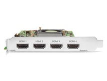 AJA 4-Channel HDMI Capture for Multi-Channel HD or Single Channel UltraHD