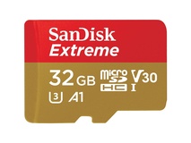 SanDisk 32GB Extreme UHS-I microSDHC Memory Card with SD Adapter