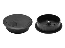 DYNAMIX 60mm Desk Grommet (Black, 10 Pack)