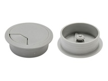 DYNAMIX 60mm Desk Grommet (Grey, 10 Pack)