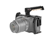 SHAPE Blackmagic Pocket Cinema 4K Camera Cage with Wooden Top Handle