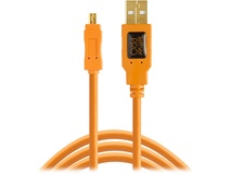 Tether Tools TetherPro USB 2.0 Type-A to Mini-USB Type-B 8-Pin Cable 4.6m (Orange)