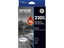 Epson T220XL DURABrite Ultra Black Ink Cartridge