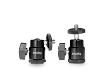 SmallRig 2059 1/4" Camera Hot shoe Mount with Additional 1/4" Screw (2pcs Pack)