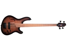 Cort B4FL MHPZ Lined Fretless Bass (Black Burst)