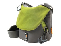 Ape Case Compact Tech Messenger Case (Grey & Green)
