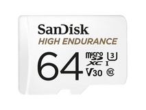 SanDisk 64GB High Endurance UHS-I microSDXC Memory Card with SD Adapter