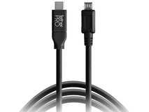 Tether Tools TetherPro USB Type-C Male to 5-Pin Micro-USB 2.0 Type-B Male Cable (15', Black)