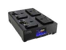 Core SWX FLEET Quantum 4-Position Charger with Touchscreen Color LCD (Gold Mount)