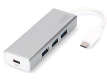 Digitus USB Type-C to USB 3.0 Type A Hub with Power Delivery