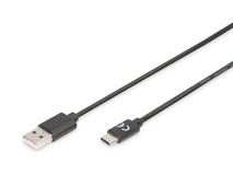 Digitus USB 3.1 Type-C PD (M) to USB Type A (M) Connection Cable 1.8m