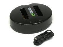 Wasabi Power Dual USB Battery Charger for Nikon EN-EL12, MH-65