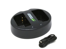 Wasabi Power Dual USB Battery Charger for Sony NP-F550