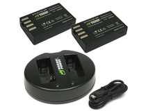 Wasabi Power Battery (2-pack) and Dual Charger for Pentax D-LI109