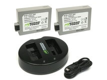 Wasabi Power Battery (2-pack) and Dual Charger for Canon LP-E5