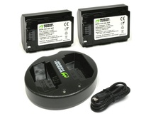 Wasabi Power Battery (2-pack) And Dual Charger for Sony NP-FZ100