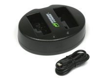 Wasabi Power Dual USB Battery Charger For Canon LP-E8, LC-E8, LC-E8E, LC-E8C