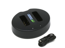 Wasabi Power Dual USB Battery Charger for Canon NB-13L