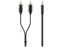 Belkin Mini-phone/RCA Audio Cable (2m, Gold Connector)