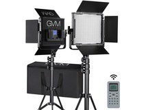 GVM GVM-672S Bi-Colour LED Video 2-Light Kit (Black, 34cm)