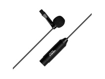 Comica Audio CVM-V02O Omnidirectional Lavalier XLR Microphone (Black, 1.8m)