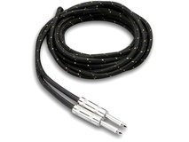 Hosa 3GT Cloth Guitar Cable (Black/Gold 5.5m)