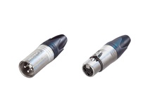 Neutrik XX Series Male and Female XLR Connectors Kit (Nickel Housing/Silver Contacts)
