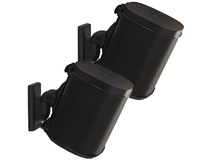 SANUS WSWM22 Wireless Speaker Wall Mounts for the Sonos One, PLAY:1, & PLAY:3 (Black, Pair)