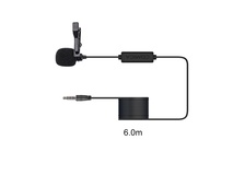 Comica Audio CVM-V01SP Omnidirectional TRRS Lavalier Microphone for Smartphone (Black, 6m)