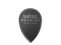 Ernie Ball Prodigy Guitar Pick Black Teardrop - 1.5mm (6-Pack)