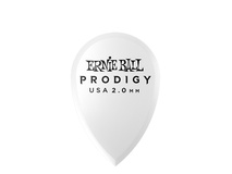 Ernie Ball Prodigy Guitar Pick White Teardrop - 2mm (6-Pack)